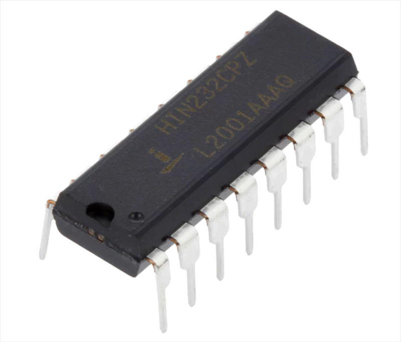 HIN232ACPZ, IC, emitator-receptor, RS232, full duplex, 120kbps, DIP16, RENESAS