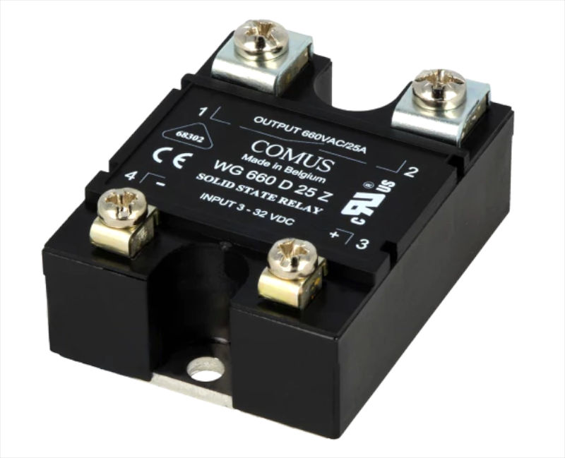 Releu Solid State 25A, 24-660VAC, comanda 3-32VDC, WG660D25Z, COMUS