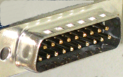 Conector 19 pini, D-SUB, tata, lipire, DSC-019