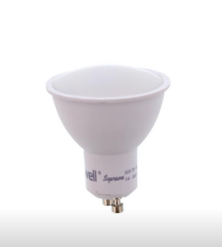 Bec cu led, GU10, 5W, 230V, lumina calda, MR165GU10