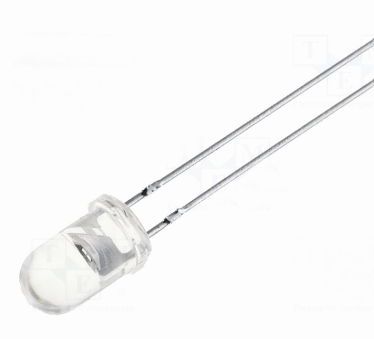 Led receptor IR, fototranzistor, 5mm, 940nm, 100mA, L-53P3C