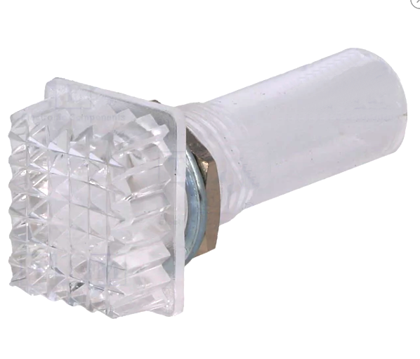 Lampa neon alb, 230VAC, alba, 12x16mm, orificiu montare 10mm, NSL-WX