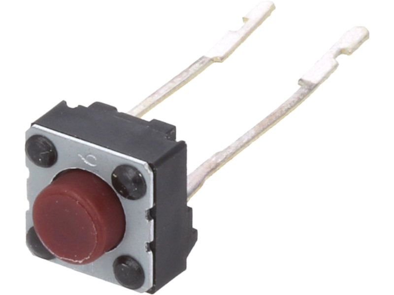 Microtach monostabil, 6x6mm, TL59AF100Q, E-SWITCH