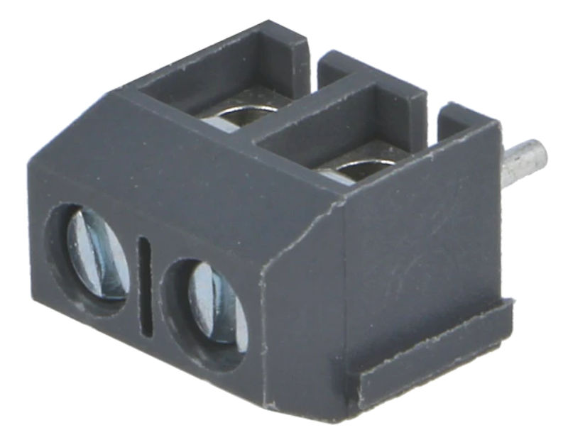 Regleta PCB, 2pini, 16A, 300V, RM5, 2.5mm2, TB-5.0-P-2P-BL