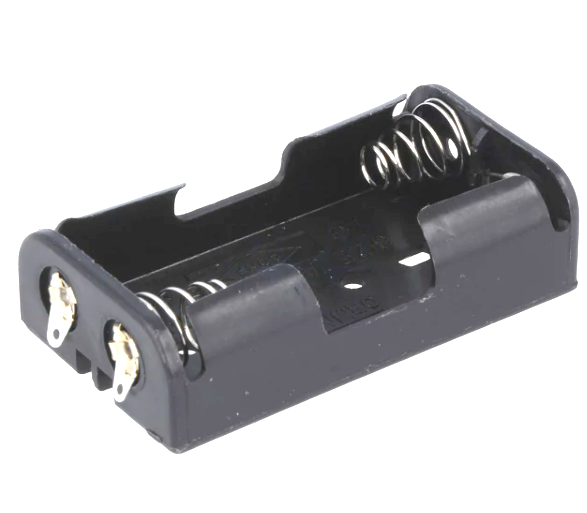 Suport baterii AA, 2xR6, terminal pini lipire, BH-321-1D
