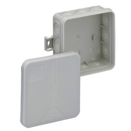 Cutie plastic, jonctiune, gri, 85x85x37mm, IP55,  I-12-L, SPELSBERG,