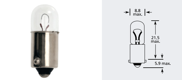 Bec auto, BA9S, 12V, 4W, EB0233TB, ELTA