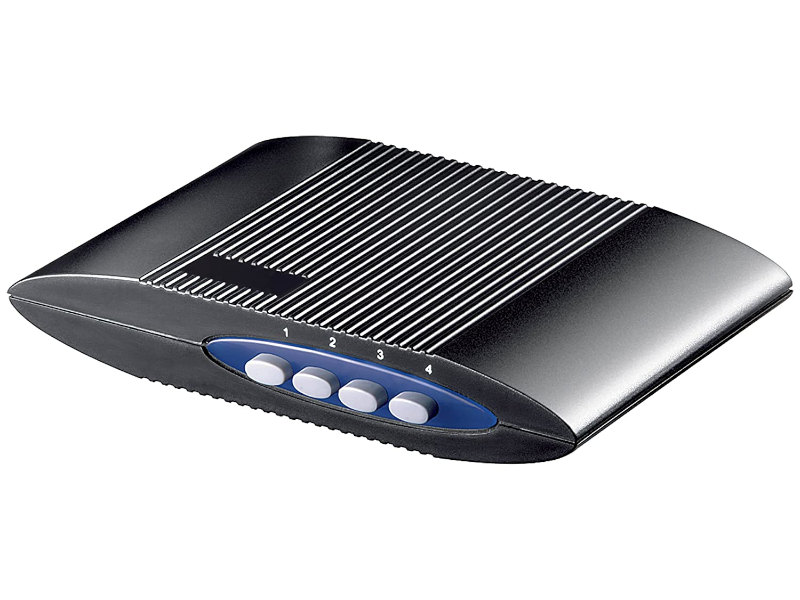 Comutator HDMI, 4 porturi, 4 intrari HDMI, 1 iesire HDMI, AVS-25-B, GOOBAY