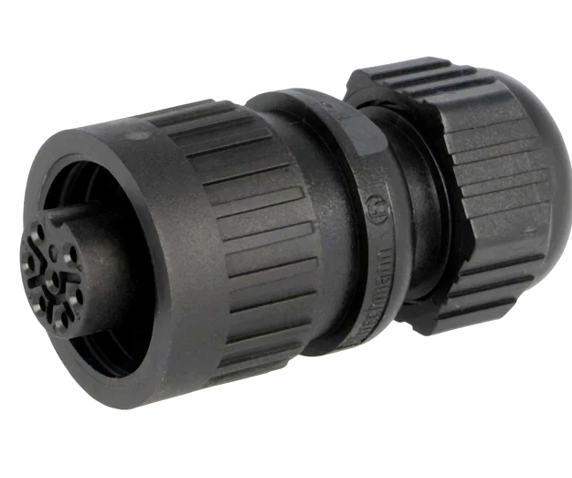 Conector circular, 6 pini+PE, mama, IP67, 10A, 250V, CA6LD, HIRSCHMANN