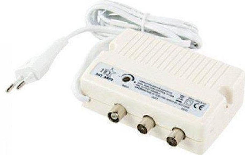 Amplificator semnal CATV, 2 iesiri, 40-862MHz, 18dB, ANT-AMP2, HQ