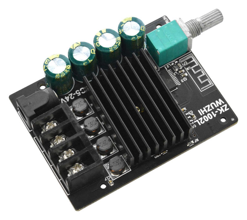 Modul amplificator audio, Bluetooth, stereo, V5.0, 5...24VDC, 2x100W, compatibil Raspberry Pi, DFR0777, DFROBOT