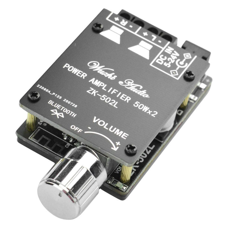 Modul amplificator audio, Bluetooth, stereo, V5.0, 5...24VDC, 2x50W, compatibil Raspberry Pi, DFR0799, DFROBOT