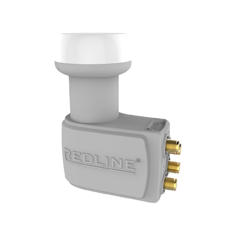 LNB satelit, 4 iesiri, 10.7-12.75Ghz, 0.1dB, GL-4, REDLINE