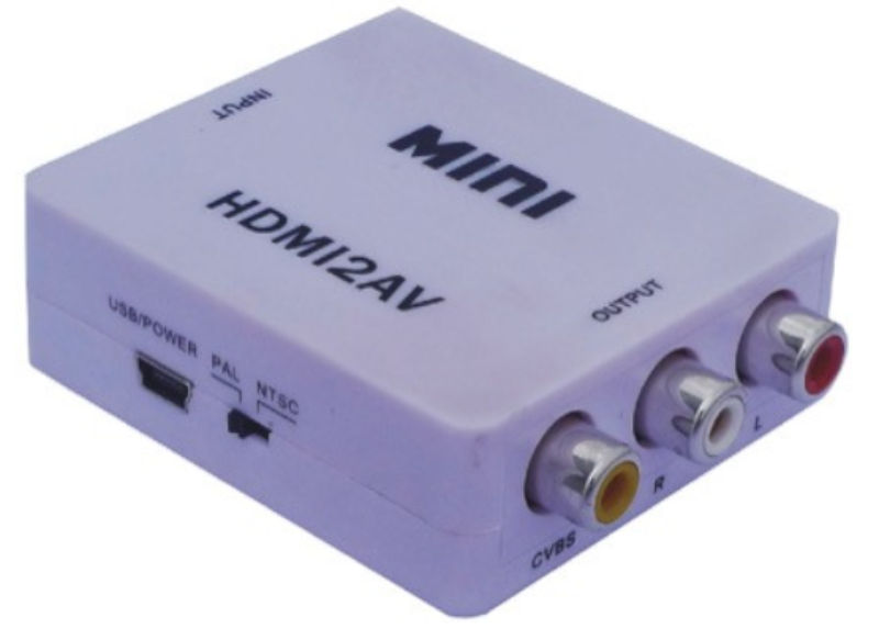 Convertor, adaptor video, HDMI la RCA AV, mini, HDMI2AV