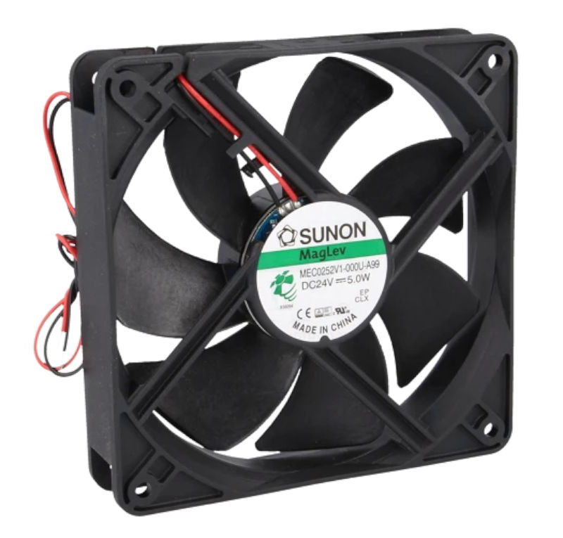 Ventilator 24VDC, 120x120x25mm, 2 fire, MEC0252V1-000U-A99, SUNON