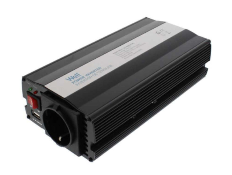 Invertor de tensiune, 24VDC LA 220VAC, 600W, cu USB 5V, INV/U-24V600W
