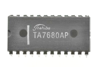 TA7680P, TV/VIDEO TONE AMP+AGC, TOSHIBA