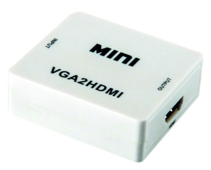 Convertor, adaptor video, VGA la HDMI, FULL HD, 1080, VGA+audio la HDMI, VGA2HDMI