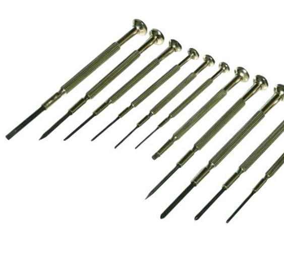 Set surubelnite precizie, mini, 11 piese, MP010316