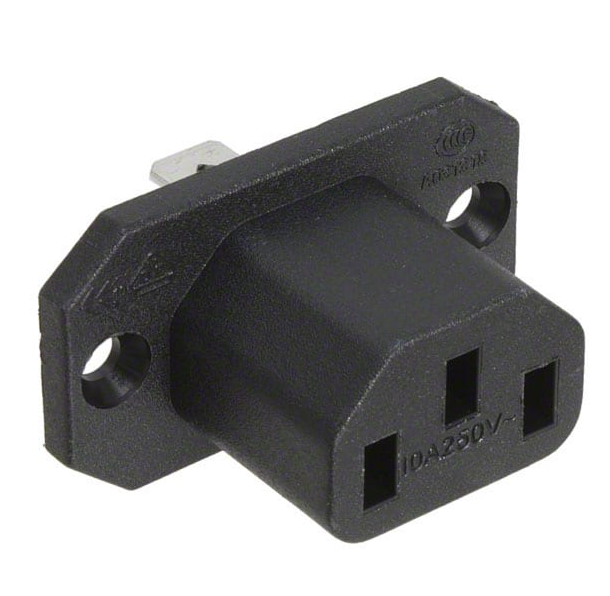 Soclu mama alimentare, IEC C13, panou 15A, 4787.1000, SCHURTER