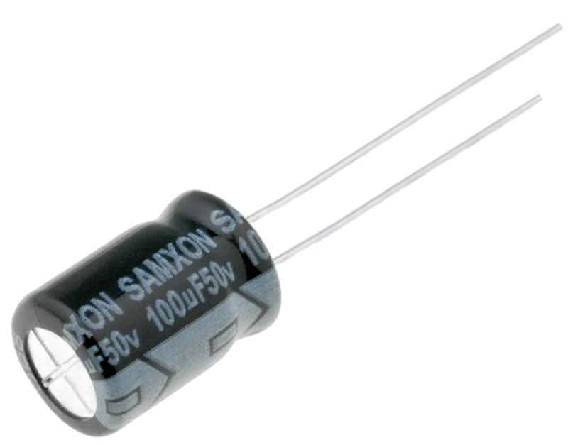 100uF/16V, Condensator electrolitic, 5x11mm, RM2, 105C, SAMXON