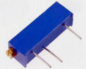 Semireglabil Multitura, 10 ture, 3006P-500R, BOURNS