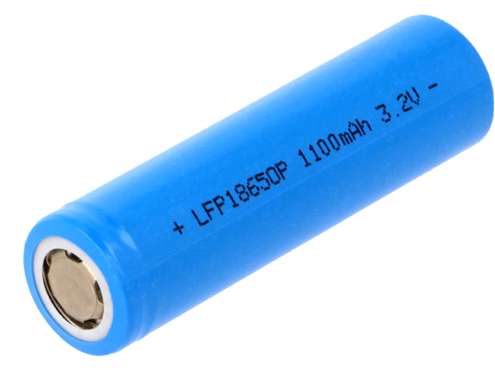 Acumulator 3.2V,  Li-FePO4; MR18650; 1100mAh; ACCU-LFP18650P