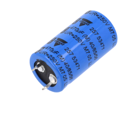 470uF/250V, Condensator electrolitic, 22x40mm, 85C, 5000h, VISHAY