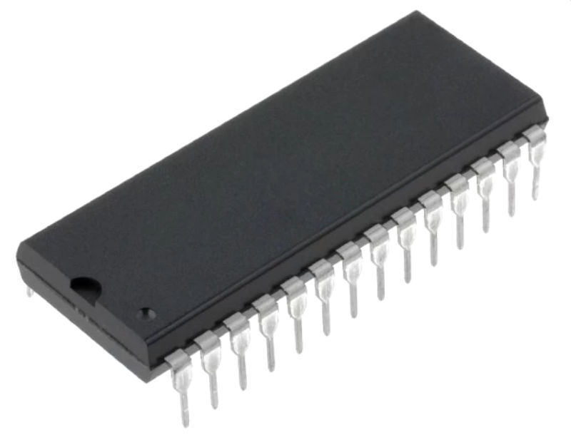 AT28C64B-15PU, EEPROM, paralel, 8kx8bit, 4.5V-5.5V, DIP28-W, MICROCHIP TECHNOLOGY