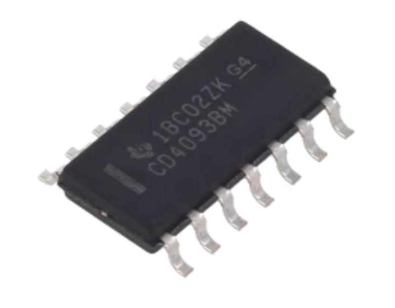 CD4093BM96, digital, NAND, 4 canale, 2 intrari, SO14, TEXAS INSTRUMENTS