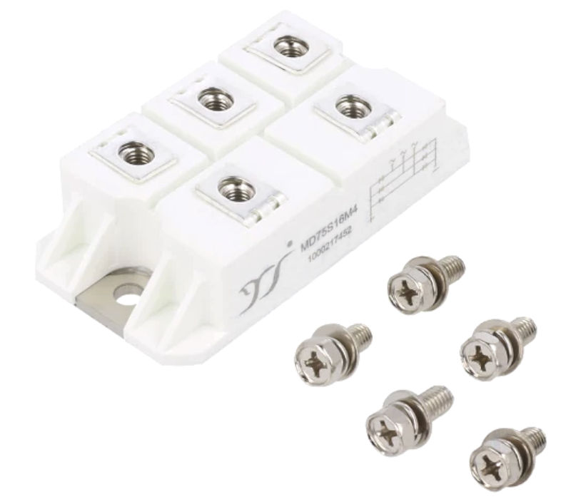 Punte trifazata, 75A, 1600V, MD75S16M4, YANGJIE TECHNOLOGY