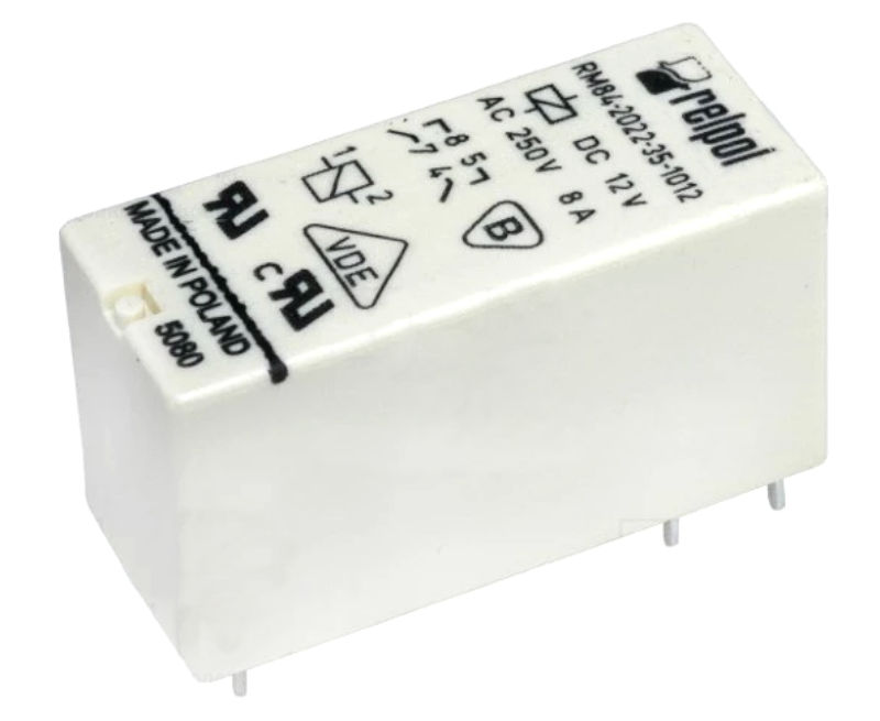 Releu 12VDC, DPST-NO, 8A, RM84-2022-35-1012, RELPOL