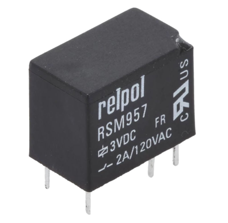 Releu 3VDC, SPDT, 8A, RM2.54, RSM957-0111-85-S003, RELPOL