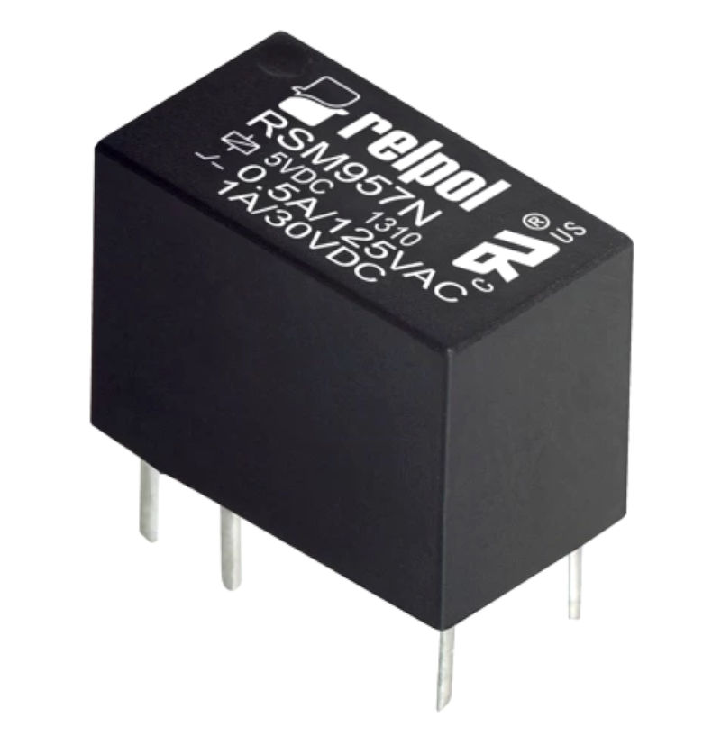 Releu 5VDC, SPDT, 1A, RM2.54, RSM957N-0111-85-S005, RELPOL