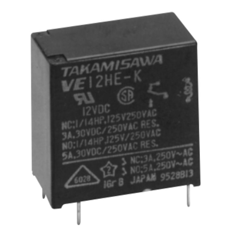 Releu 24VDC, SPDT, 5A,  VE-24H5-K, FUJITSU