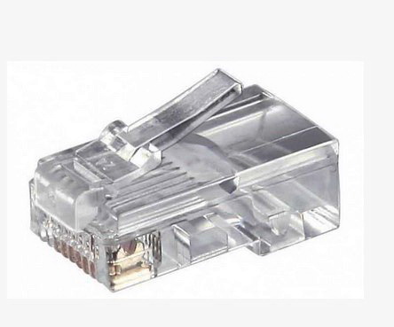 Mufa RJ45, 8p8c, CAT5, cablu rotund, contacte aurite, VLCP89300T