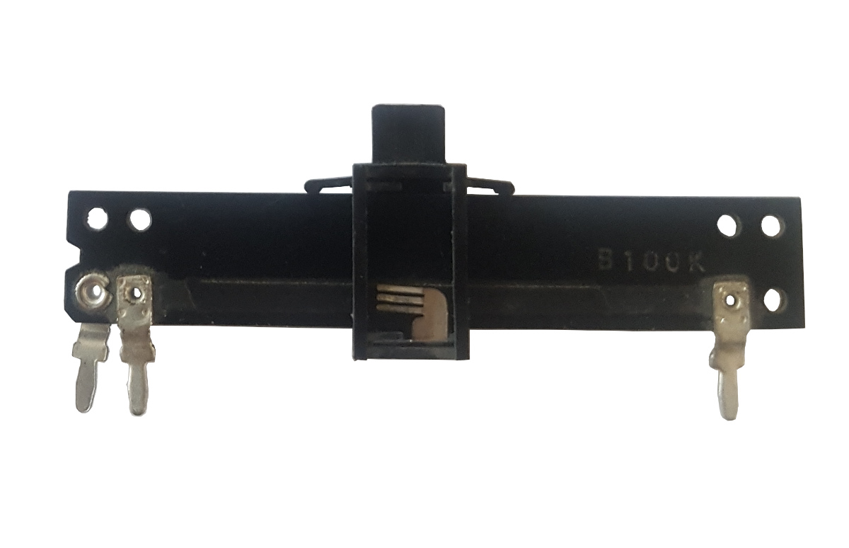 Potentiometru 100K, translatie, mono, liniar, SPTY104S