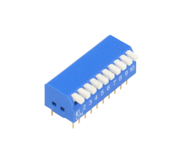 Intrerupator, 10 POZITII, DIP-SWITCH, ON-OFF, RM2,54, DP-10