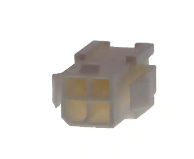 Conector Mini-Fit  jr., mufa 4 pini, tata,  600V, pas 4.2mm, MX-39-01-2046