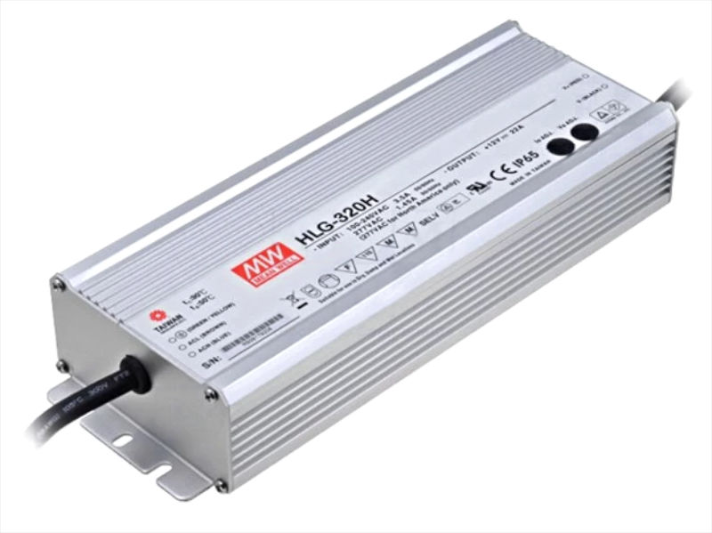 Sursa alimentare leduri, 300W, 20VDC, 7.5-15A, IP65, HLG-320H-20A, MEAN WELL