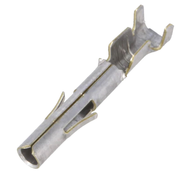 Terminal pin mama, 0.5-2mm2, RM6.35, MATE-N-LOK, 350550-1, TE CONNECTIVITY