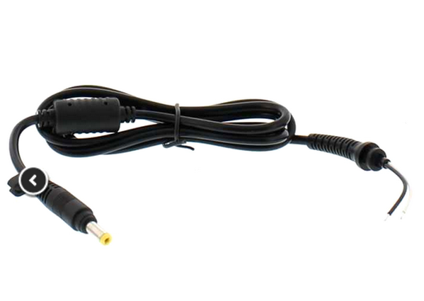 Cablu alimentare laptop cu mufa, HP, 7.4x5mm, 1.2m, 2 fire, CABLE-DC-HP-7.4X5.0/TP
