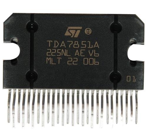 TDA7851F, 4x48W, 4-Channel Quad, STMicroelectronics