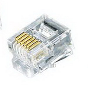 Mufa RJ11, 6p4c, pt. cablu telefonic, plat, RJ11W