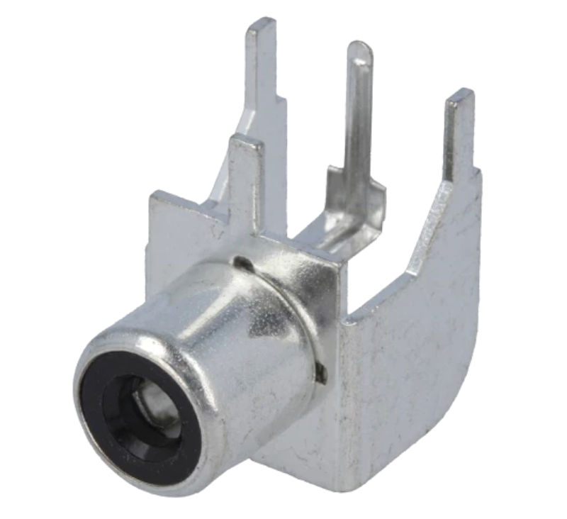 Soclu, RCA, mama, in unghi, THT, PCB, CC-132-B