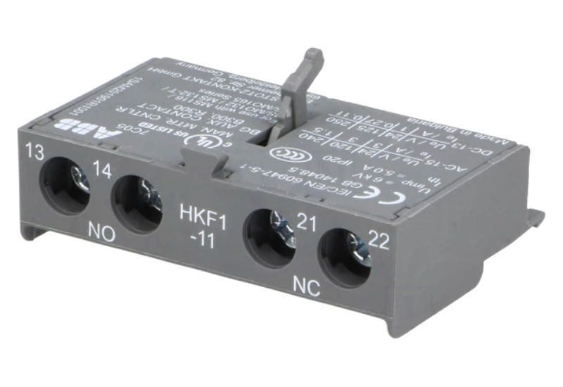 Contact auxiliar, contactor NO+NC, HKF1-11, ABB