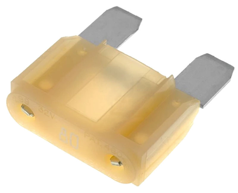 Siguranta auto, alba, 29mm, 80A, 32VDC, 0299080.TXN, LITTELFUSE