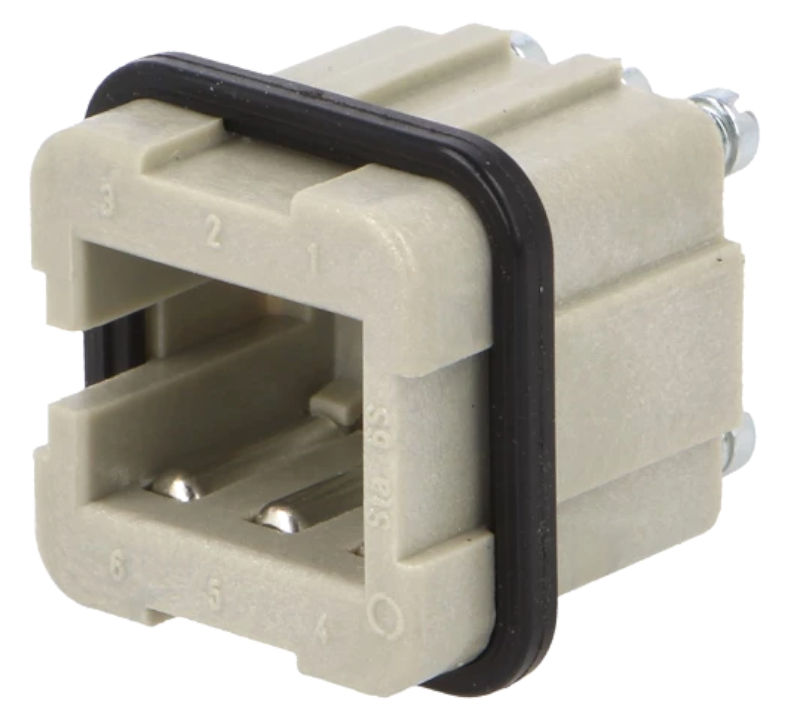 Conector mama, 6 pini, 10A, 60V, 10486100, LAPP