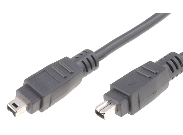 Cablu; IEEE1394, FirWire,  4pin mufă, din ambele părţi; 1,8m, 2m, 1394-44/1.8