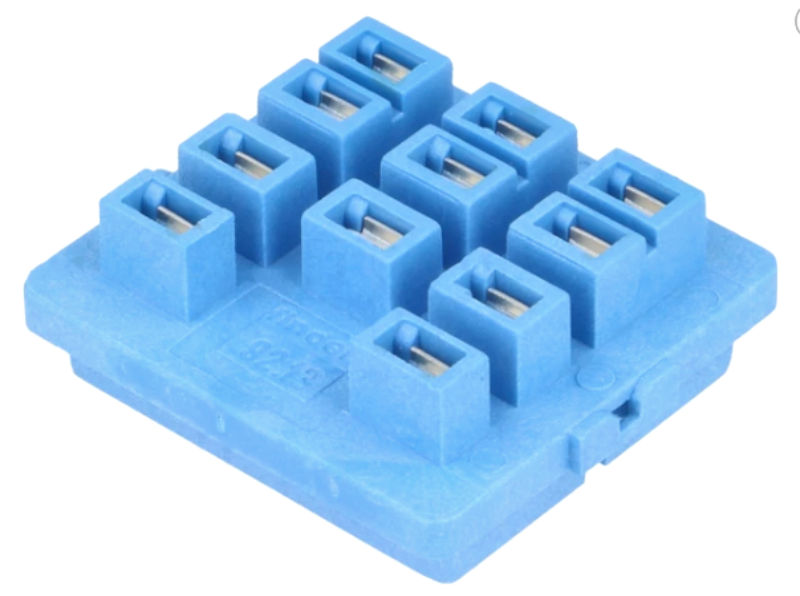 Soclu releu, 11 pini, PCB, 92.13SMA, FINDER